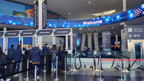 티플리스 임직원의 ISE 2023(Integrated systems europe) 참석